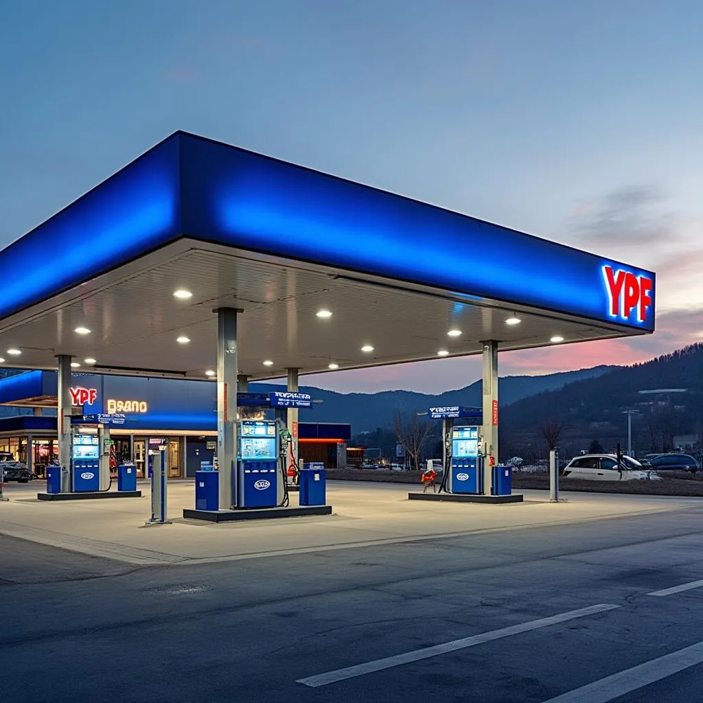 Surtidores de combustible YPF